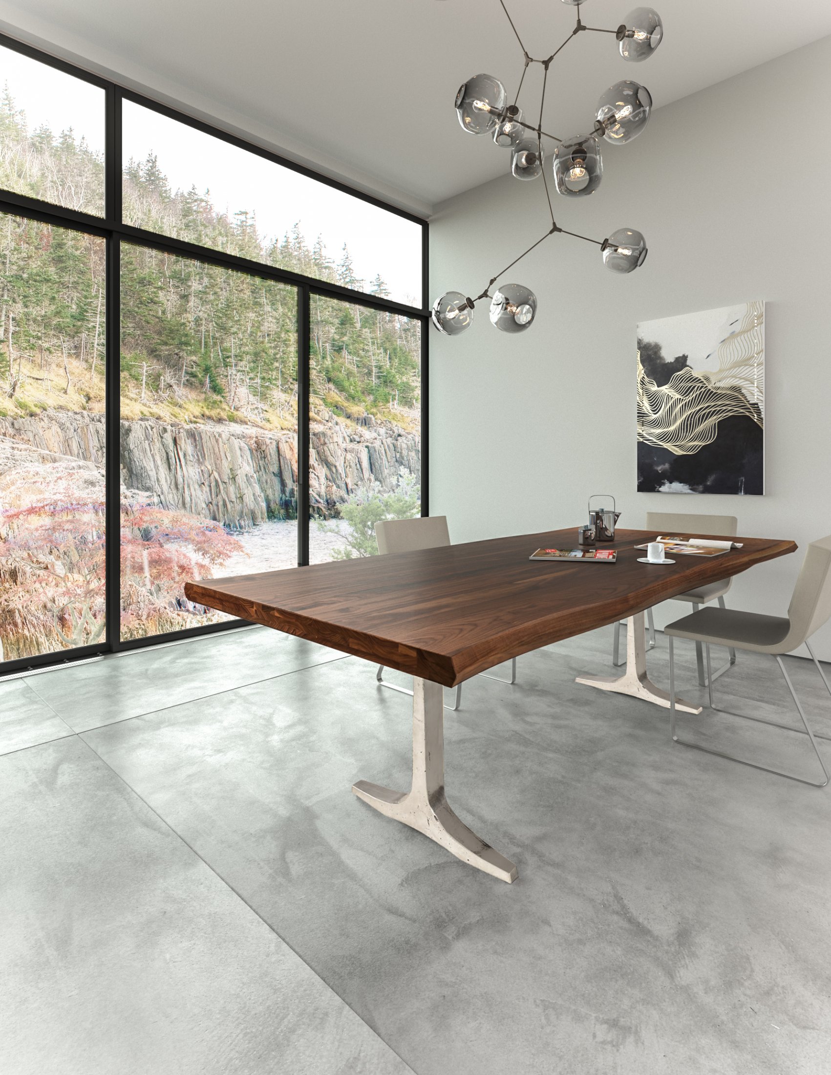 Walnut Apollo Table