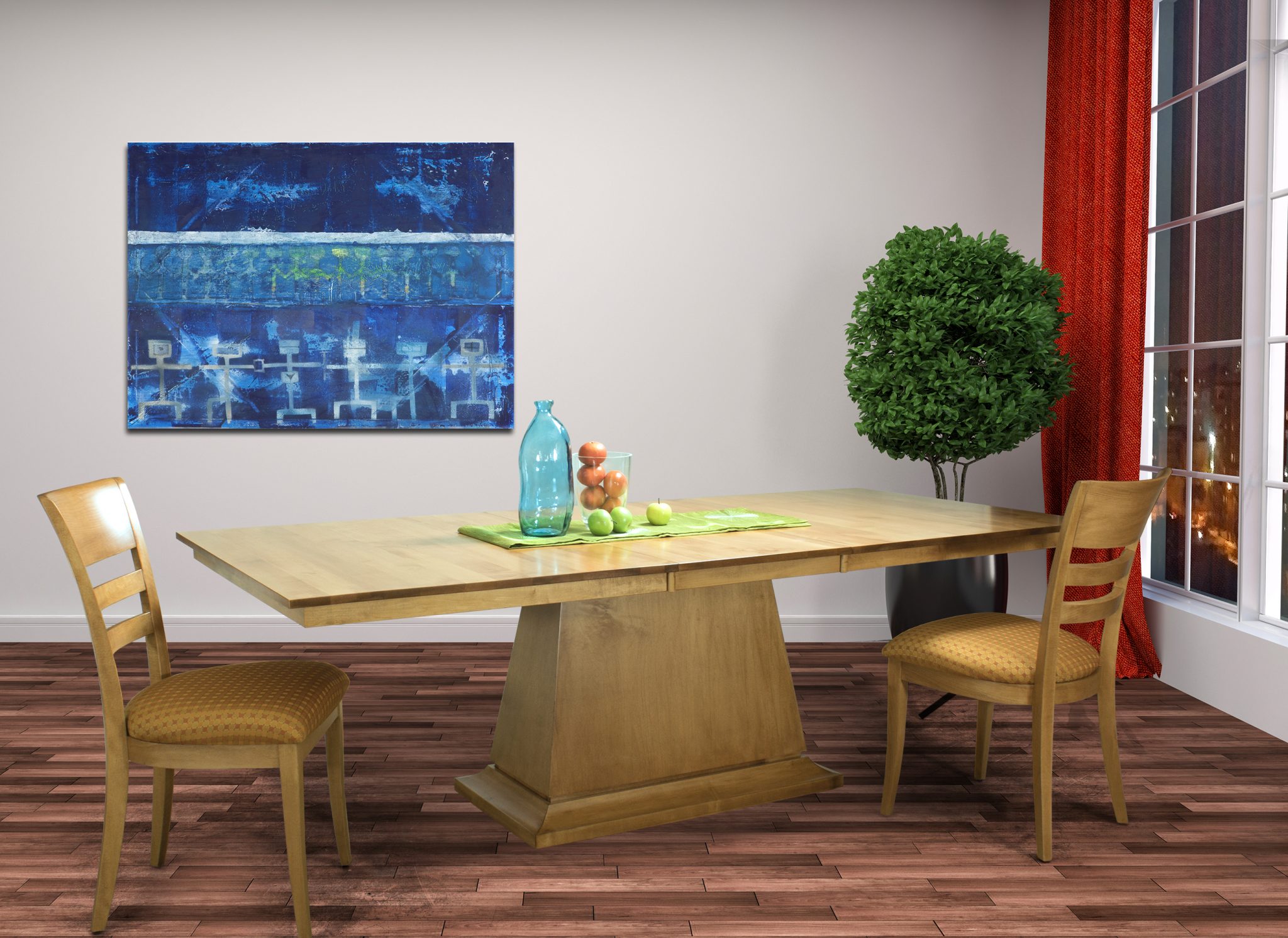 Capital Deluxe Dining Table Saloom Furniture Company