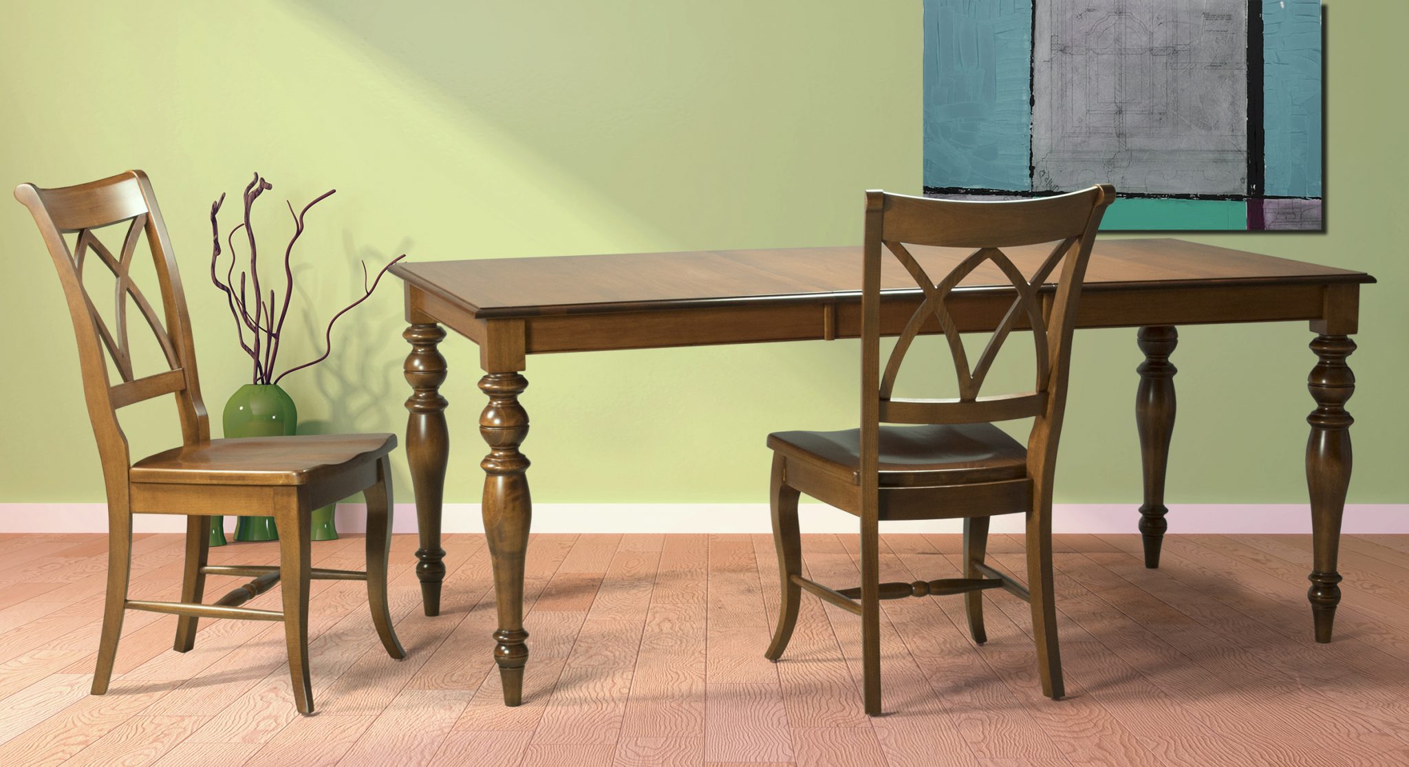 Berkshire Dining Table Saloom Furniture Company