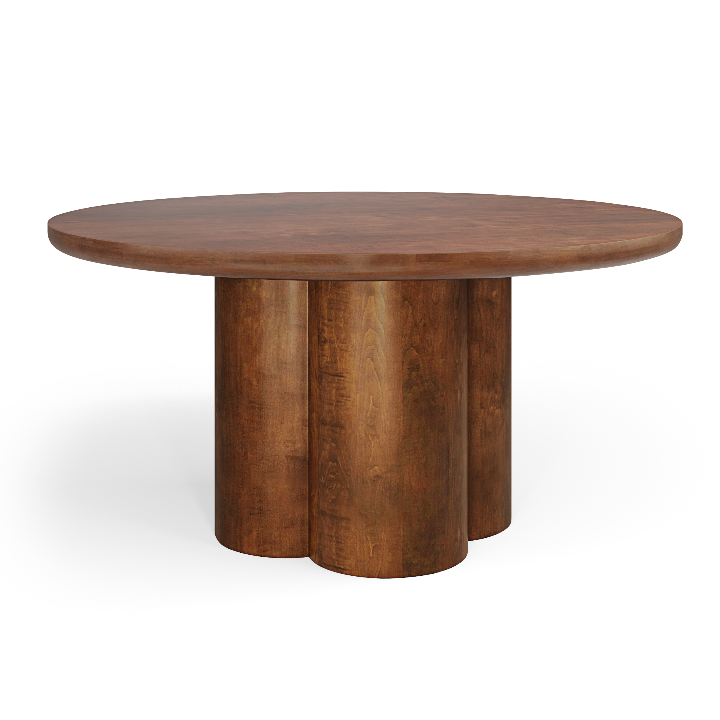 Saloom Furniture Cleo Round Dining Table Glass Top - 2Modern